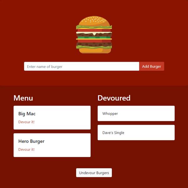 Burger Logger